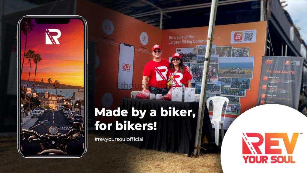 REV YOUR SOUL App downloads at India Bike Week 2021