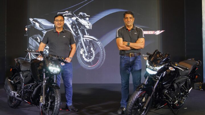 TVS APACHE RTR 160 BLAZE SERIES LAUNCHED