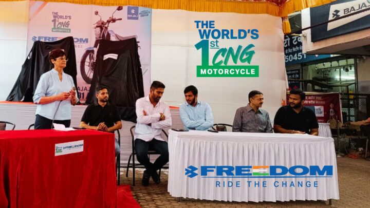 Freedom CNG 125 is here – Gets its 1st female owner at Grand Launch
